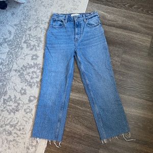 A&F 90’s straight ultra high rise jeans